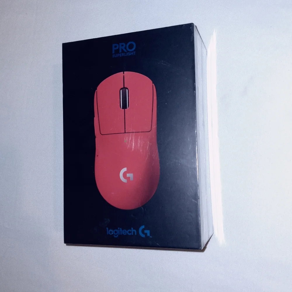 Logitech G Pro X SUPERLIGHT Red Wireless Gaming Mouse